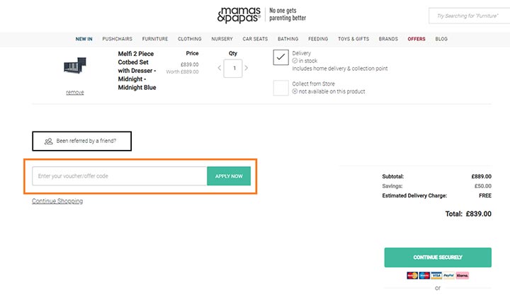 mamas-and-papas-discount-code-apply